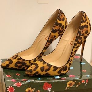Leopard Pumps Size 8